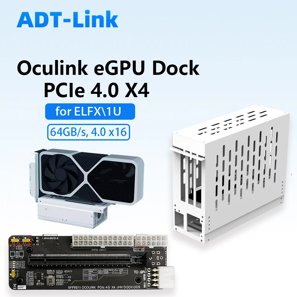 External Gpu Dock Pcie 4.0 Oculink - قاعدة توصيل بطاقة الرسومات Oculink eGPU