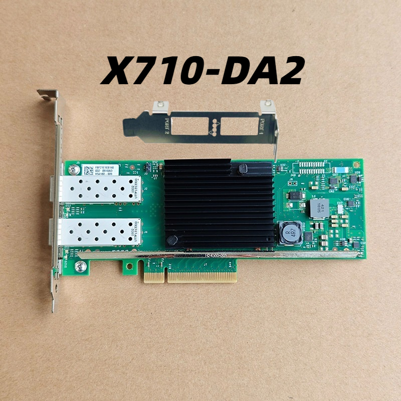 10Gb Sfp+ Pcie Network Card Dual Port - X710-DA2 ثنائي المنفذ 10 جيجا بايت
