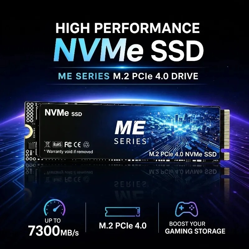 محرك أقراص SSD داخلي ME بسعة 5 - مراجعة M.2 Nvme 4Tb Pcie 4.0 Ssd وسعره