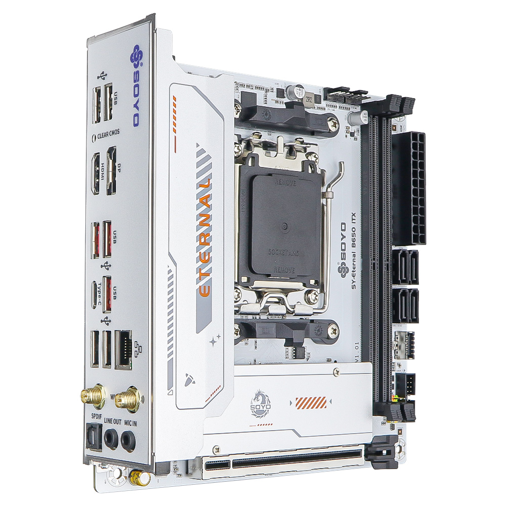 لوحة أم صغيرة SOYO B650ITX AMD - مراجعة B650 Itx Motherboard Wifi وسعره