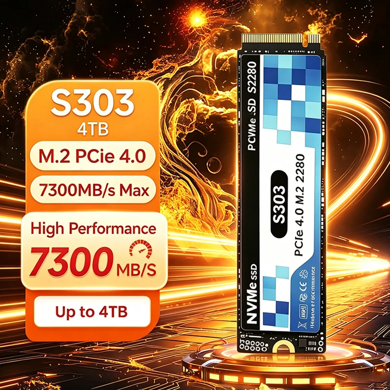 قرص SSD أصلي جديد S303 M.2 لعا - مراجعة M.2 Nvme 4Tb Pcie 4.0 Ssd وسعره
