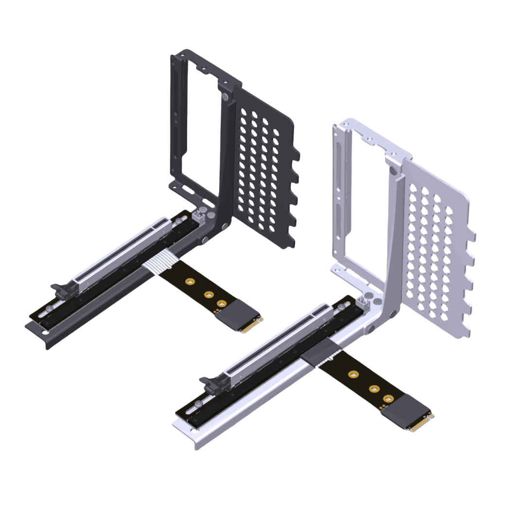 2025 جديد Riser M.2 NGFF NVMe  - مراجعة Pcie 4.0 X16 Riser Cable 90 Degree وسعره