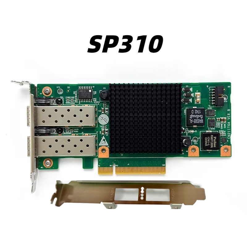 بطاقة شبكة SP310 10 جيجا بايت  - مراجعة 10Gb Sfp+ Pcie Network Card Dual Port وسعره