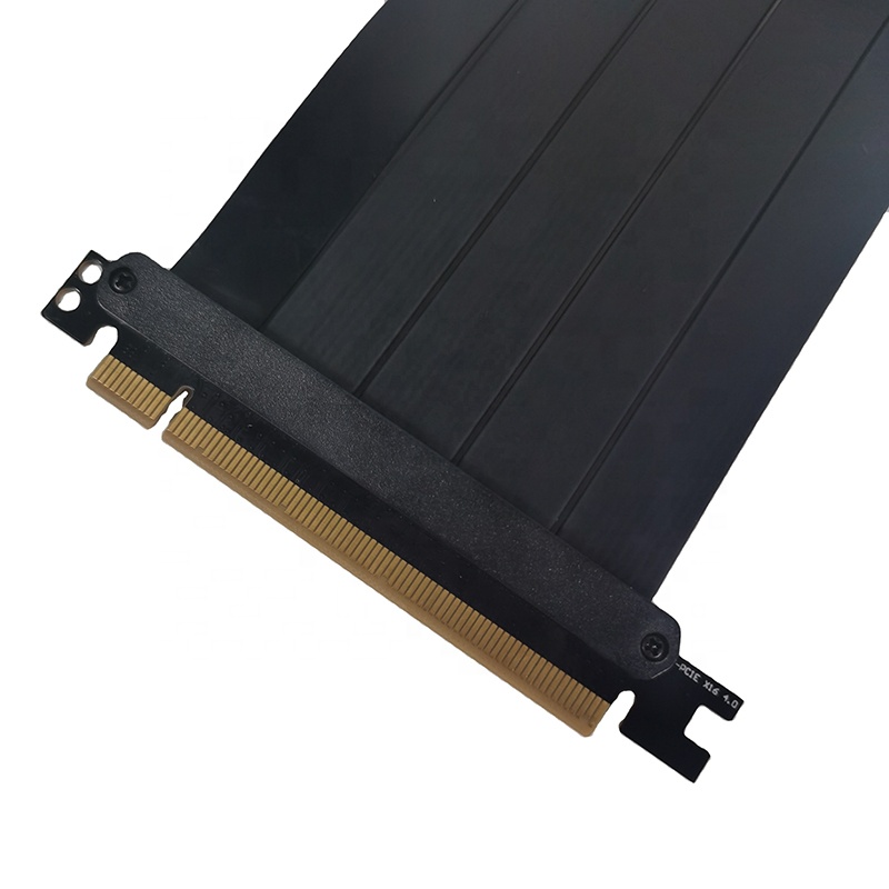 PCIE 4.0 X16 كابل الناهض عالي  - مراجعة Pcie 4.0 X16 Riser Cable 90 Degree وسعره