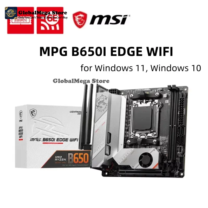 لوحة أم جديدة MPG B650I EDGE W - مراجعة B650 Itx Motherboard Wifi وسعره