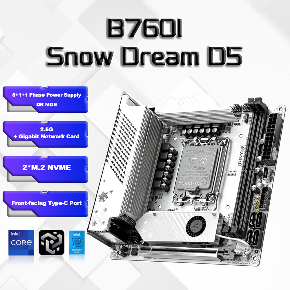 B760i ARGB WIFI DDR5 اللوحة ال - مراجعة Lga 1700 Ddr5 Itx Motherboard وسعره