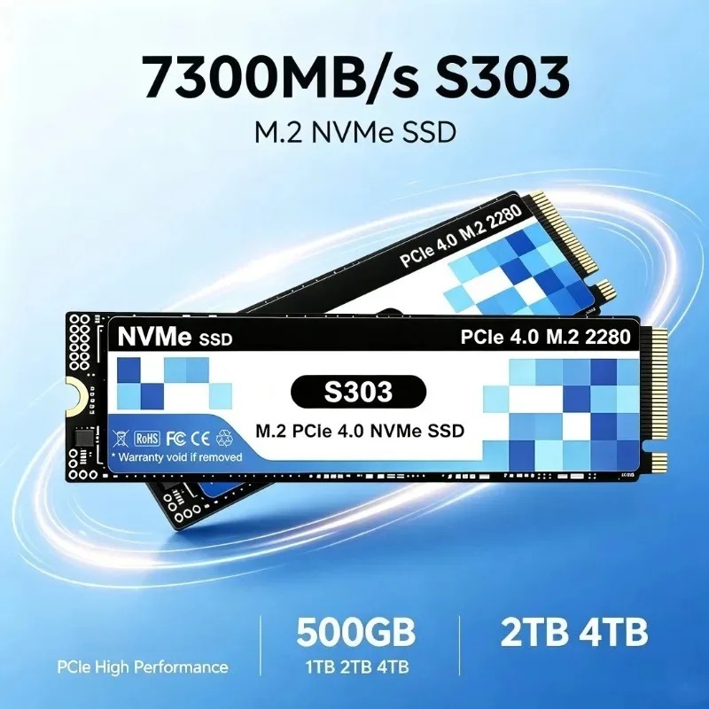 S303 PCIe 4.0 M.2 NVMe SSD بسع - مراجعة M.2 Nvme 4Tb Pcie 4.0 Ssd وسعره